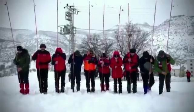 Çığda arama kurtarma tatbikatı