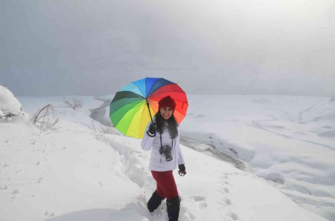 Fotoğraf sanatçıları kışın güzelliklerini fotoğrafladı