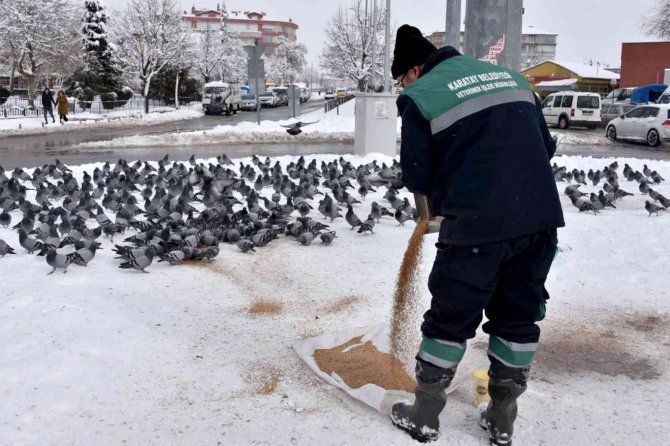 Karatay’da 24 saat kar mesaisi
