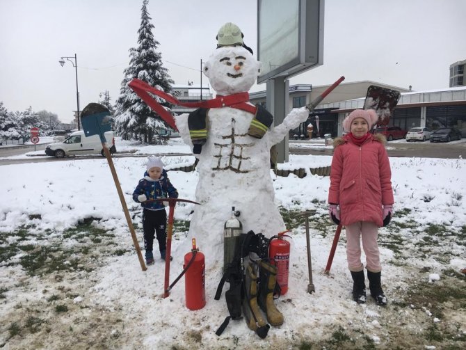 Kardan itfaiyeye yoğun ilgi
