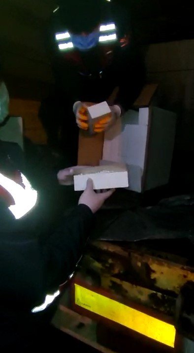 Kontrol noktasında durdurulan tırda 2 milyon TL değerinde makaron bulundu