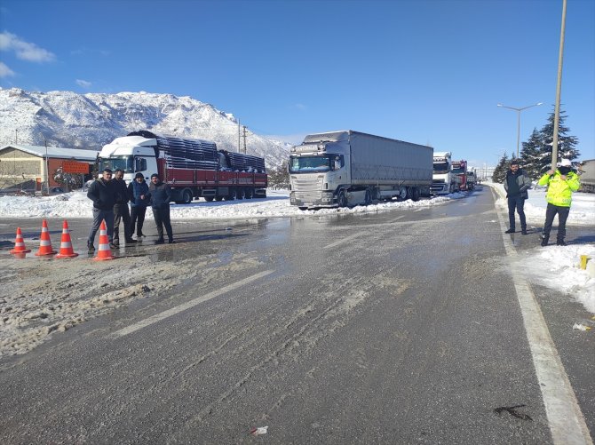 Alacabel Geçidi ise kar manzarasıyla güzel görüntüler oluşturdu