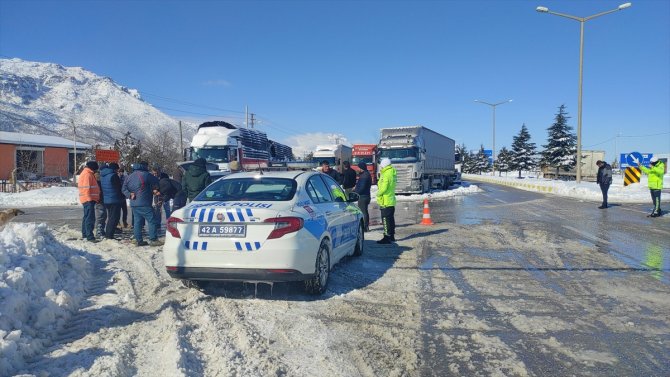 Alacabel Geçidi ise kar manzarasıyla güzel görüntüler oluşturdu