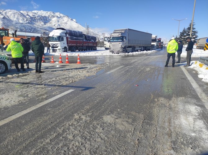 Alacabel Geçidi ise kar manzarasıyla güzel görüntüler oluşturdu