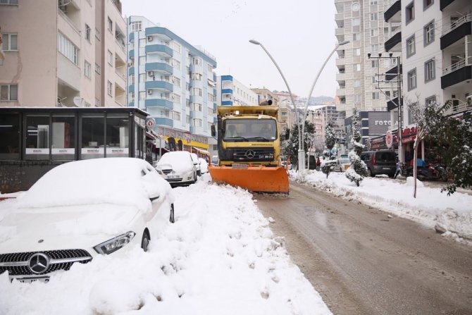 Mardin’de karla mücadele seferberliği devam ediyor
