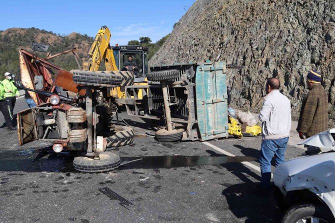 Ortaca’da trafik kazası 1 yaralı