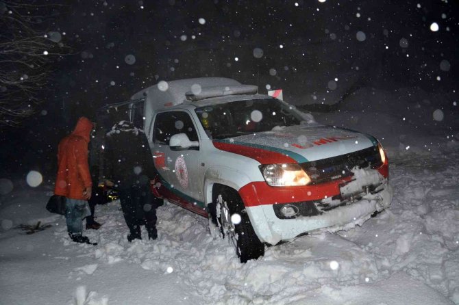 Siverek’te ekipler tipide hastaneye götürülemeyen iki bebek için seferber oldu