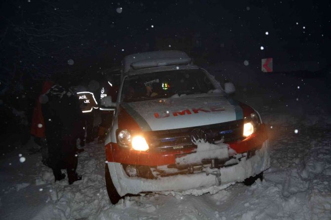 Siverek’te ekipler tipide hastaneye götürülemeyen iki bebek için seferber oldu