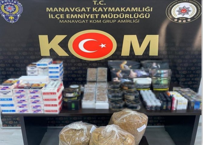 Antalya’da 2 bin 340 adet içi tütünle doldurulmuş sahte sigara ele geçirildi