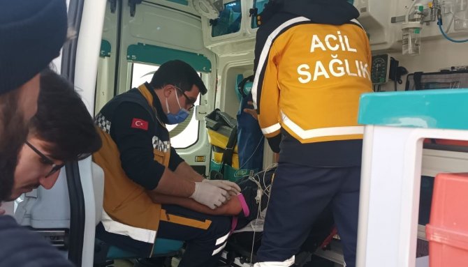 Elektrik akımına kapılan kişi yaralandı