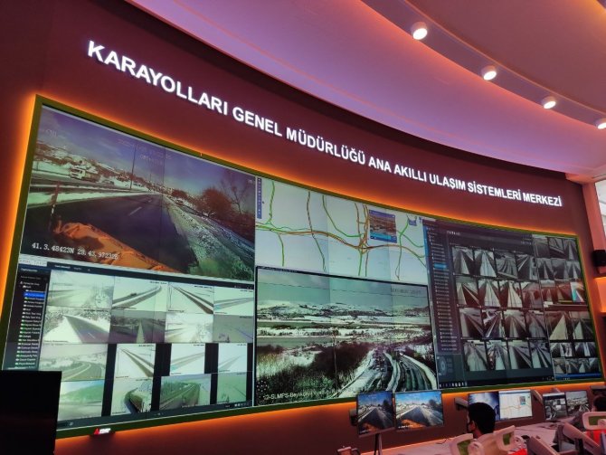 Karayolları Genel Müdürlüğü, güncel yol durumunu 7/24 takip ediyor