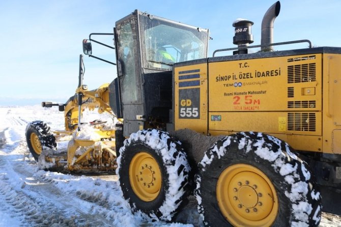 Sinop’ta 143 köye ulaşım sağlanamıyor