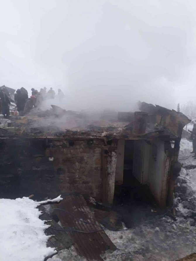 Şırnak’ta ahırda yangın: 65 hayvan telef oldu