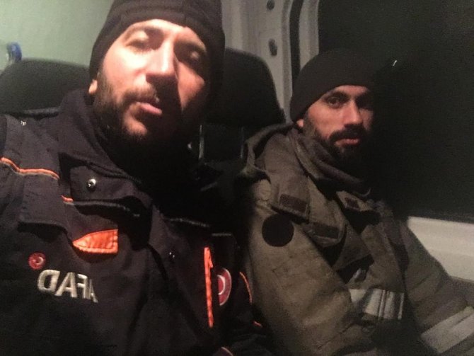 Yoğun tipide mahsur kalan Dicle Elektrik ekibini askerler ve AFAD kurtardı