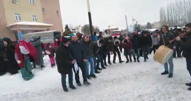 Giresun’da kar festivali renkli görüntülere sahne oldu