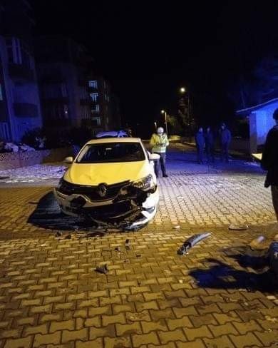 Gönen’de trafik kazası 1 kişi yaralandı