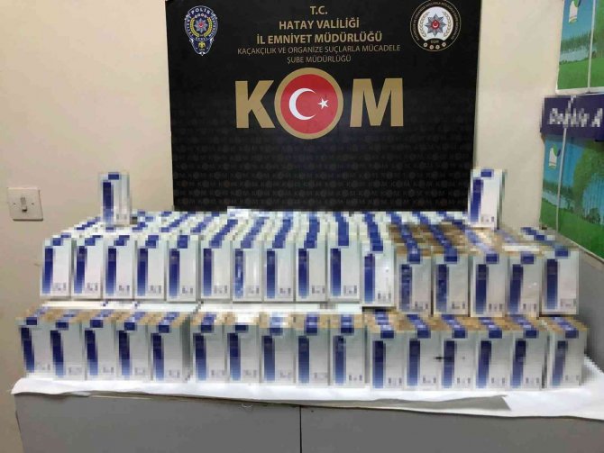 Hatay’da 390 paket kaçak sigara ele geçirildi