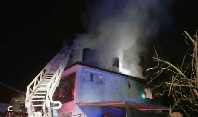 Köyceğiz’de ev yangını