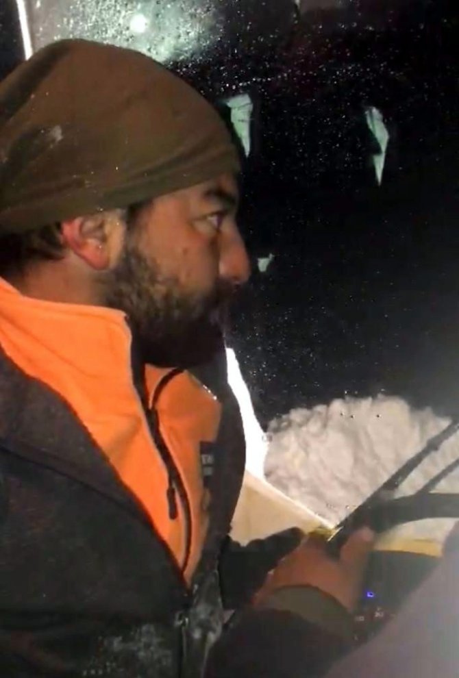 Yaylada mahsur kalan vatandaş kurtarıldı