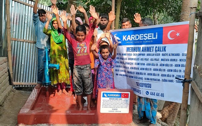 Kardeş Eli Derneği, Ahmet Çalık anısına Bangladeş'te su kuyusu açtı