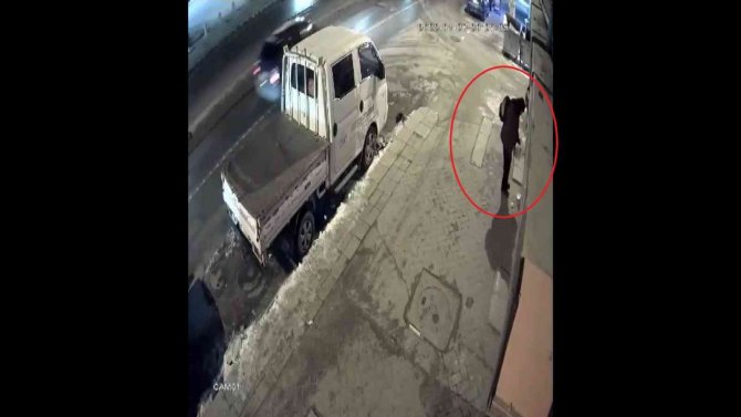 Sokak hayvanlarının mamasını çalan şahıs güvenlik kameralarına yansıdı