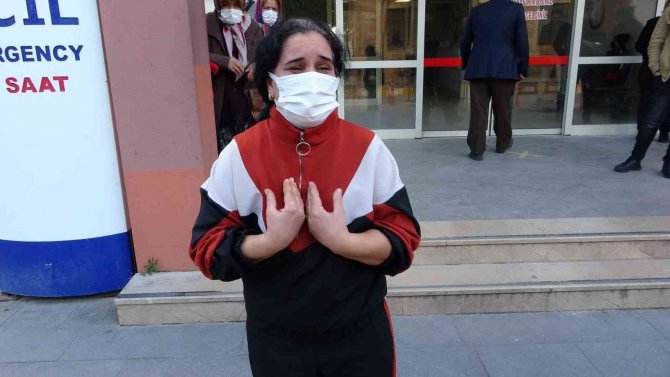 Karnında ölen bebeği için ameliyatlı halde mezarlığa geldi, gözyaşları sel oldu