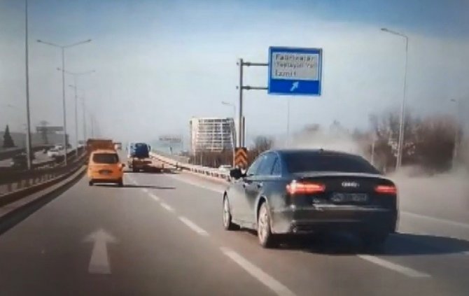 Makas atarken kaza yaptılar