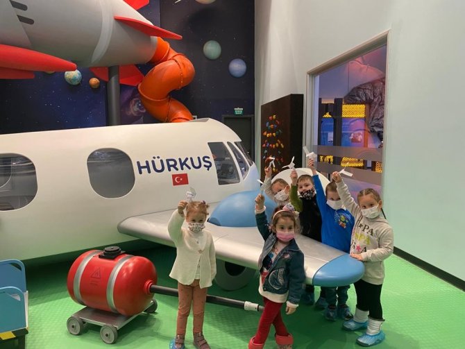 Minikler GUHEM’de uzay ve havacılık ile tanıştı