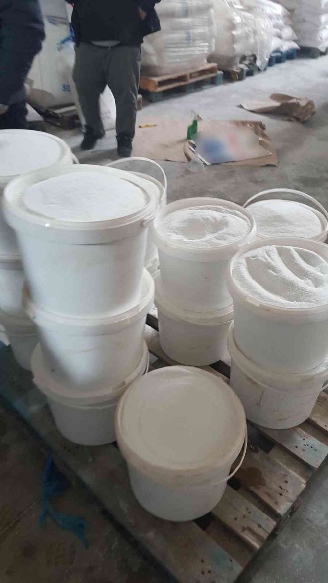 940 kilo sahte deterjan ele geçirildi