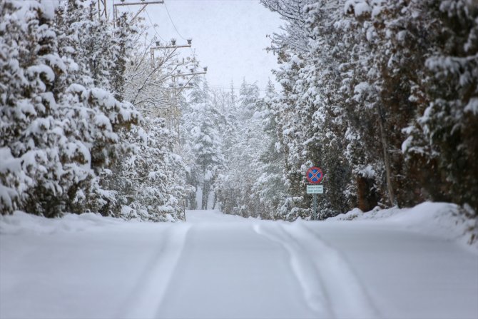 Meram beyaz örtüsüyle görenleri büyülüyor