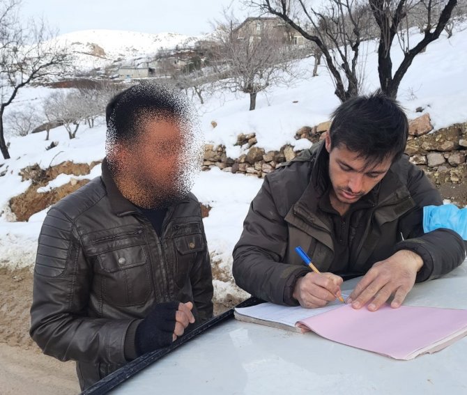 Kar yağışıyla kaçak avlananların sayısı arttı