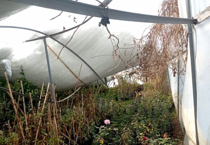 Serada 100 bin TL’lik hasar oluştu