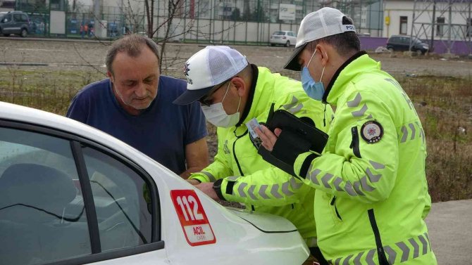 Tır sürücülerine denetim