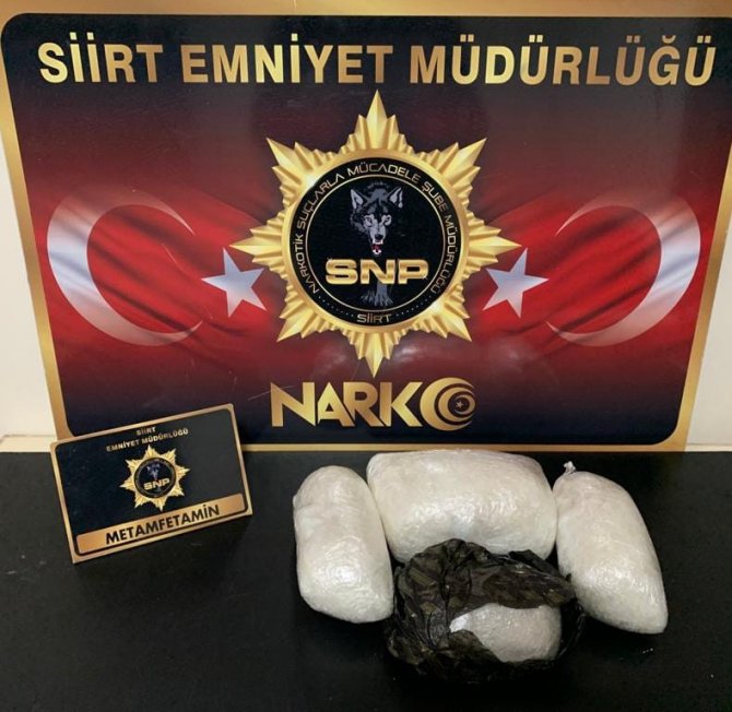 2 kilo 316 gram uyuşturucu madde ele geçirildi