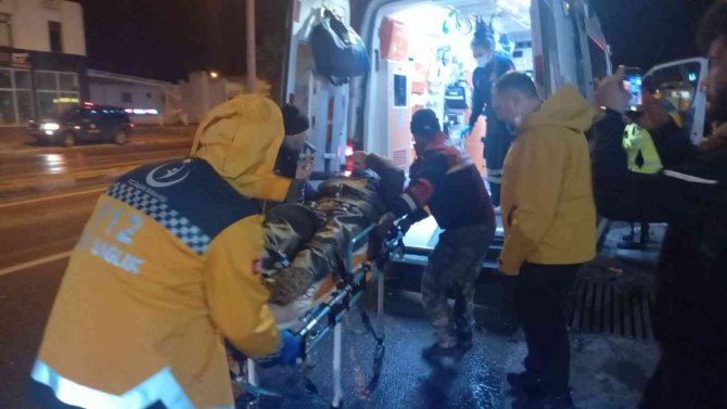 Cipin altında kalmaktan son anda kurtuldu