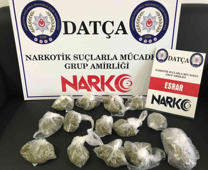 Datça’da uyuşturucu operasyonu