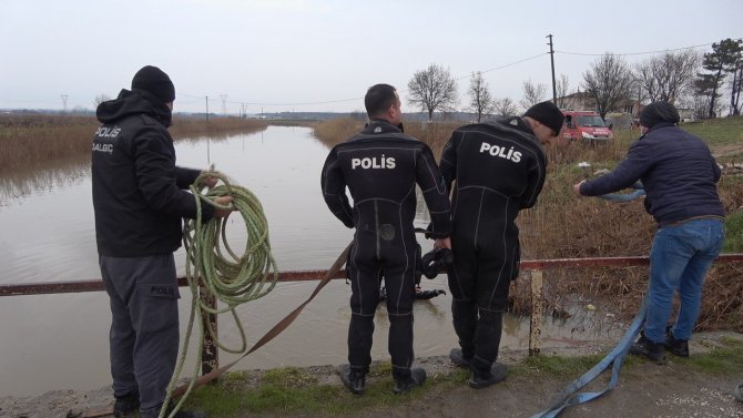 Kırklareli’de dereye uçan otomobil sürücüsü hayatını kaybetti
