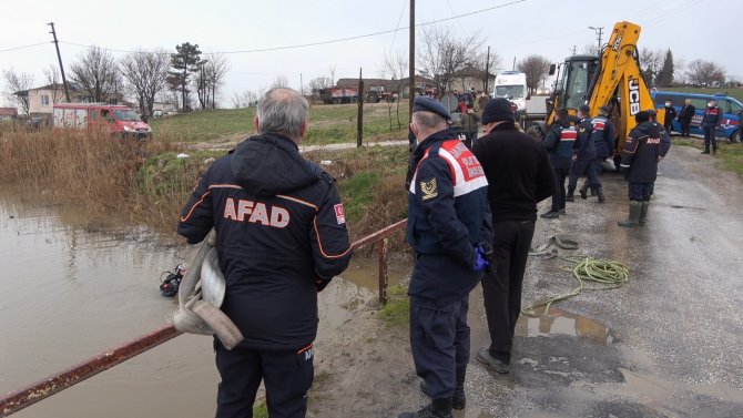 Kırklareli’de dereye uçan otomobil sürücüsü hayatını kaybetti