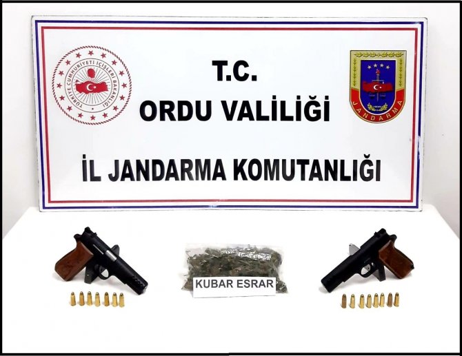 Ordu’da uyuşturucu operasyonunda 3 şüpheli yakalandı