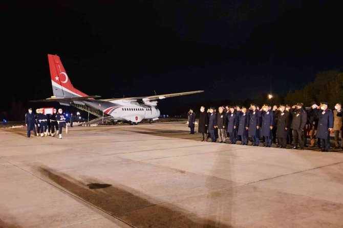 Şehit Tarcan’ın naaşı Eskişehir’e geldi