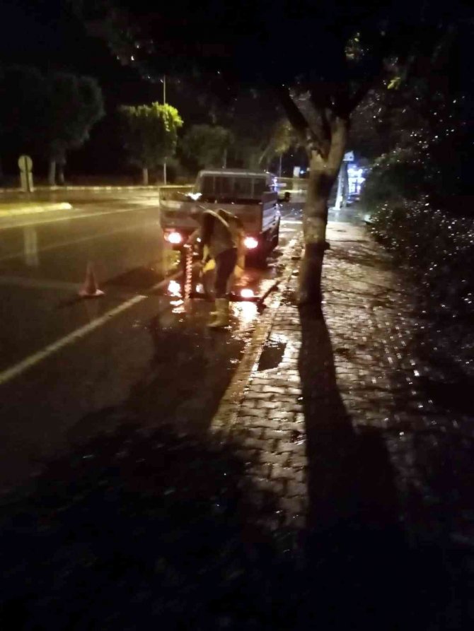 Şiddetli yağış heyelana sebep oldu