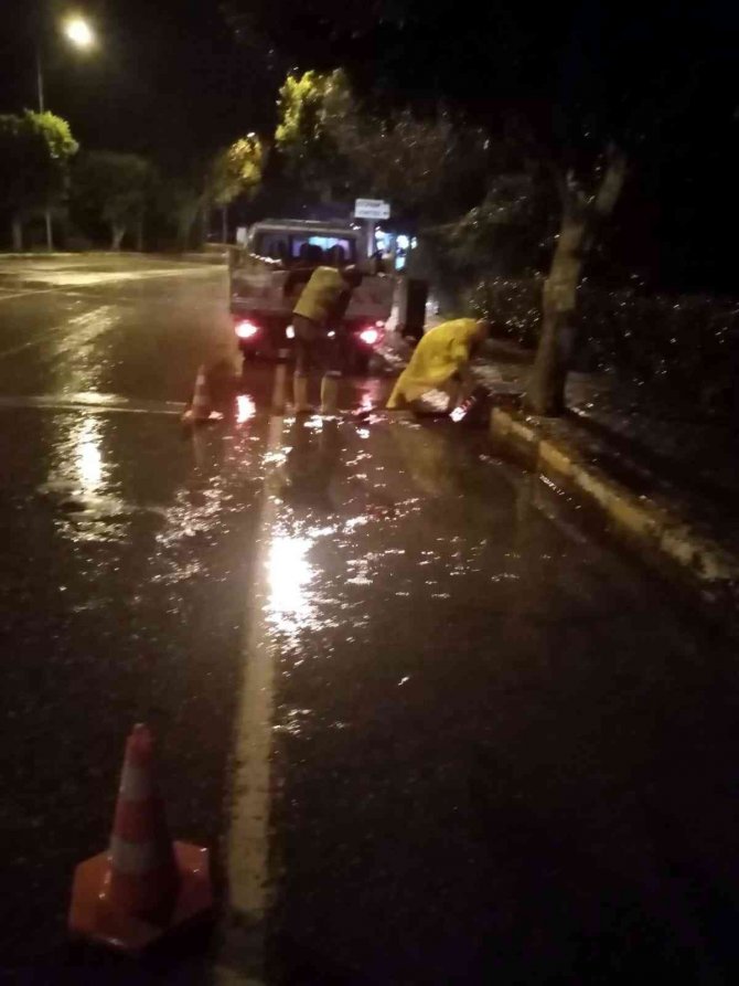Şiddetli yağış heyelana sebep oldu