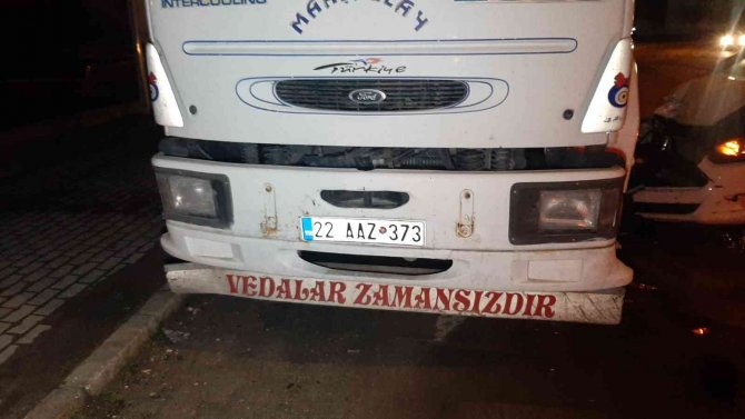 Edirne’de kaza: 1 yaralı