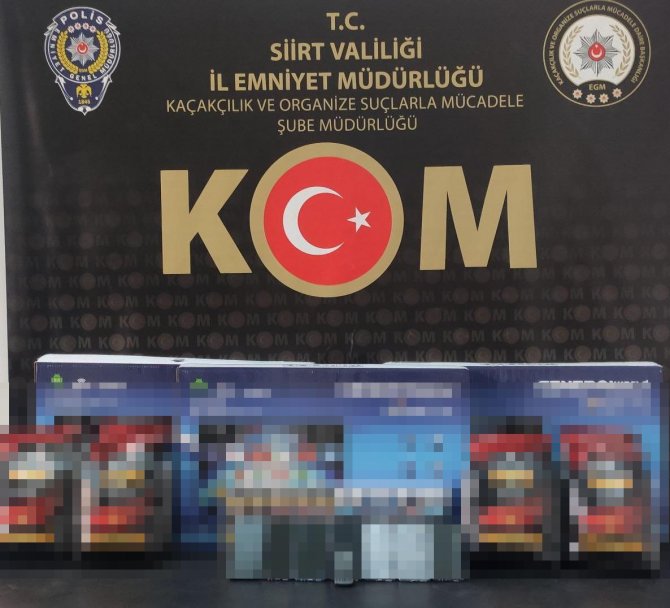 Siirt’te kaçakçılara operasyon:3 gözaltı