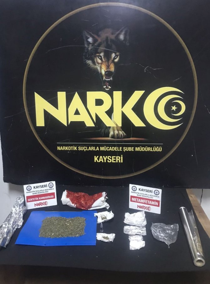 Kayseri’de uyuşturucu operasyonu