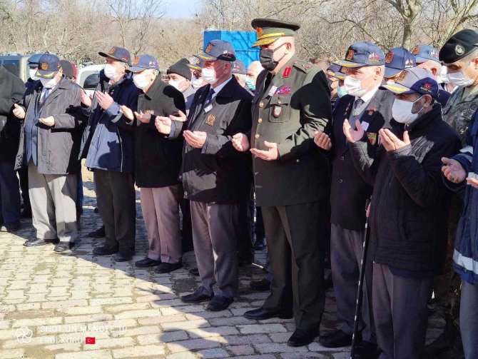 Kıbrıs Gazisi son yolculuğuna uğurlandı