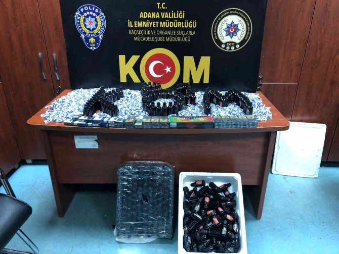 Adana’da kaçakçılık operasyonu