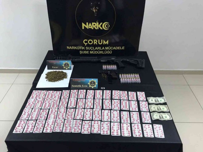 Çorum polisi uyuşturucu tacirlerine geçit vermedi