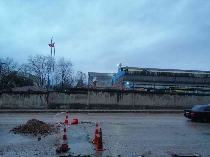 Döküm fabrikasında çıkan yangın paniğe sebep oldu