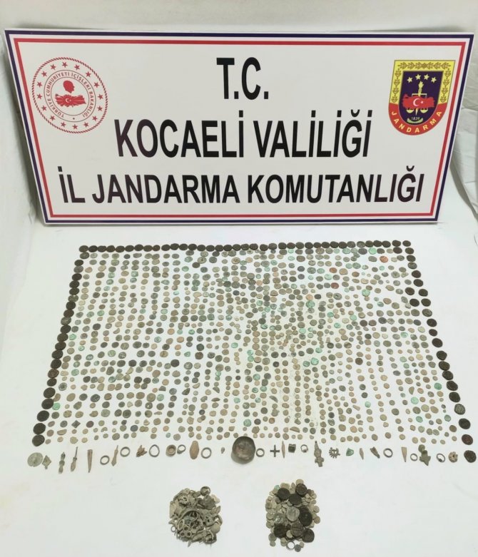 Kocaeli’de bin 536 adet tarihi eser ele geçirildi